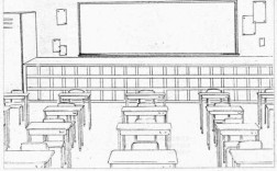 教室手绘图纸（教室手绘图片简单）