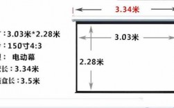 教室投影布尺寸（教室投影布尺寸是多少）