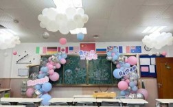 气球装饰教室简单（气球装饰教室布置图片）