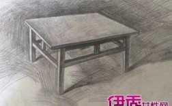 教室课桌素描图（教室课桌素描图片）