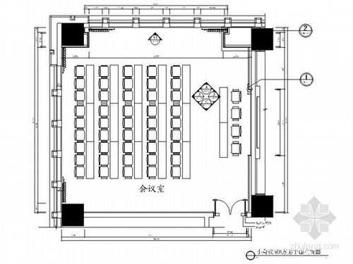 小学教室cad设计（教室cad平面布置图）-图2