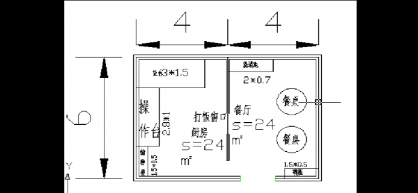 厨艺教室平面图（教厨艺的工作室）-图2