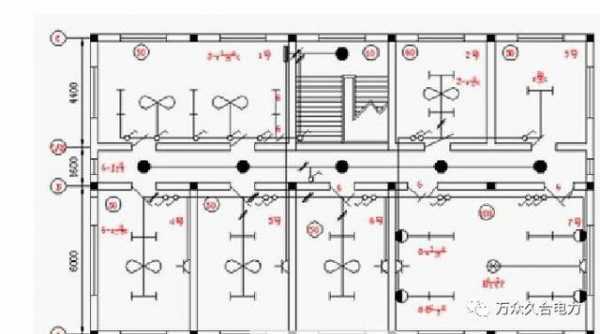 教室灯具布置cad（教室灯具布置图）-图2