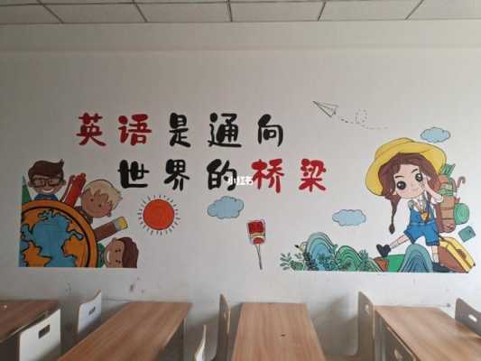 传统教室墙画（教室壁画如何装饰）-图1