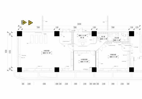 街舞教室平面图（街舞教室平面图怎么画）-图2