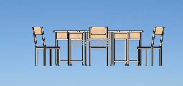 教室桌椅su（教室桌椅设计理念）-图3