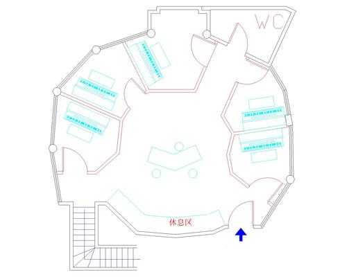 钢琴教室平面图（钢琴教室设计图片）-图1