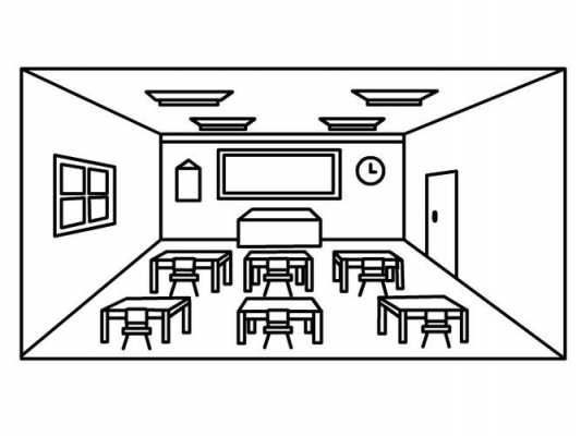 学校教室怎么画（学校教室怎么画简笔画）-图3