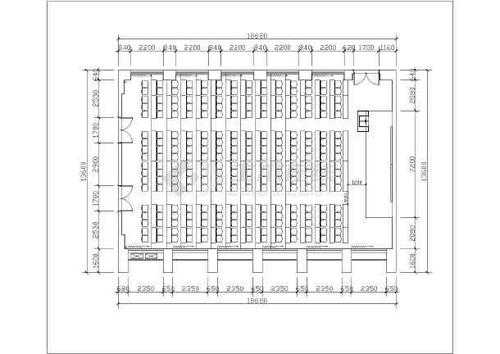 阶梯教室座位图（阶梯教室座位图平面图）-图1