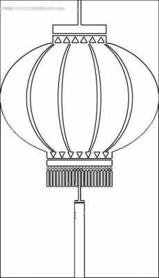 教室灯笼布置（教室灯的简笔画）-图1
