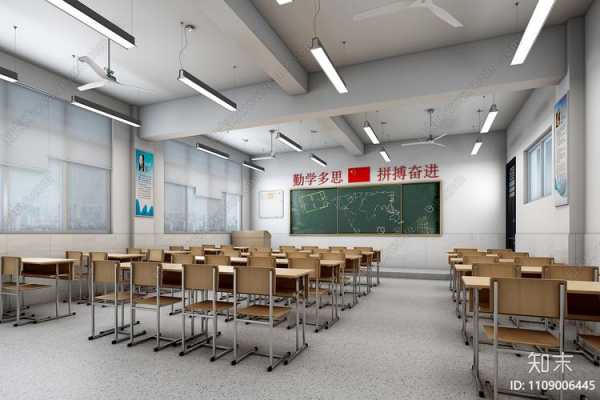 小学教室模型下载（教室3d模型）-图3