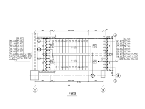 cad教室楼梯图（教学楼cad）-图1