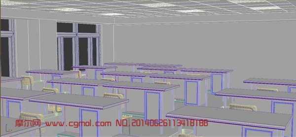 关于3dsmax教室模型的信息-图1