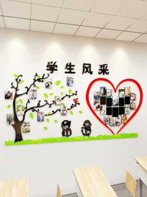 教室展示学生墙图片（教室展板墙面布置图片）-图2