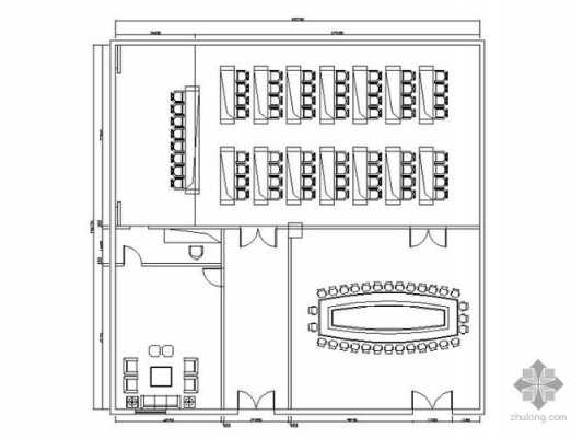 cad教室设计平面图（cad教室平面布置图）-图1
