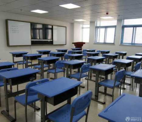 高档学校教室图片大全（高档学生课桌图片）-图1