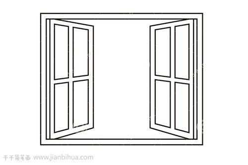 教室窗户里面图（教室窗户图片简笔画）-图1