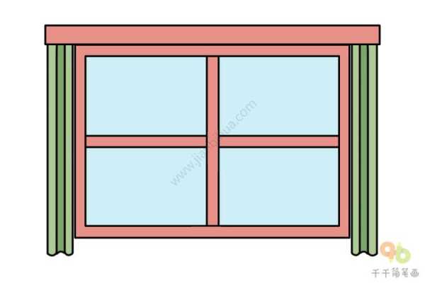 教室窗户画法（教室窗台简笔画）-图3