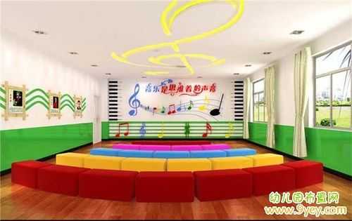 幼儿园教室音乐主题墙（幼儿园音乐墙设计方案）-图1