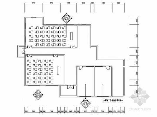 教室平面布置图cad（cad教室平面设计图）-图3