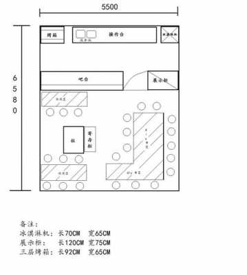 烘焙教室平面图（烘焙店平面）-图1