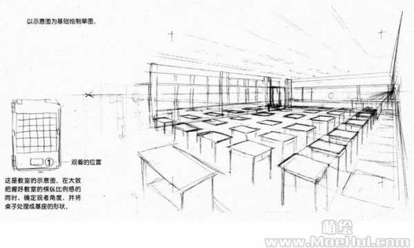 教室墙面草图（教室墙面设计手绘图）-图3