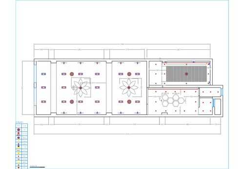 教室吊顶手工图片（教室吊顶平面图）-图2