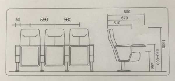 阶梯教室座椅尺寸（阶梯教室座位尺寸）-图3
