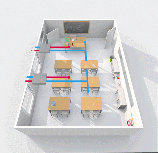 教室里装新风系统（新风系统学校装不装）-图2