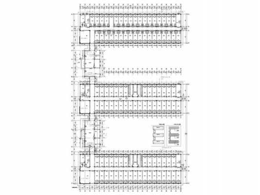 u形教室cad（u型教学楼）-图1