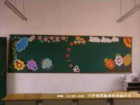 小学教室黑板布置（小学教室黑板布置图）-图2