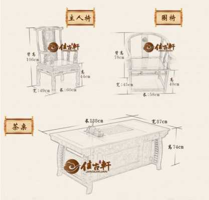 茶艺教室桌子尺寸（茶室茶桌的尺寸）-图2