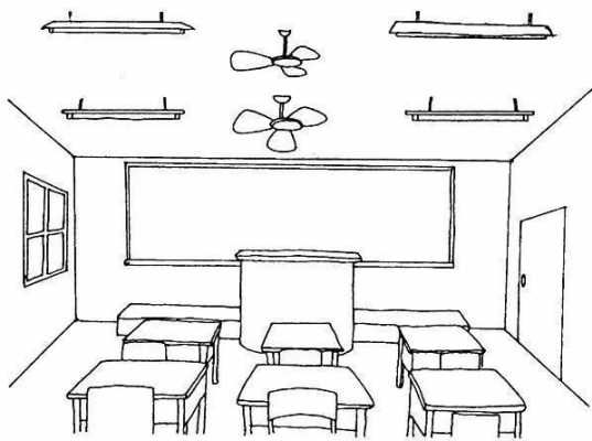 教师教室图片大全图片（教室图片 绘画）-图3