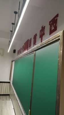 教室黑板灯具（教室黑板灯图画门窗帘）-图3