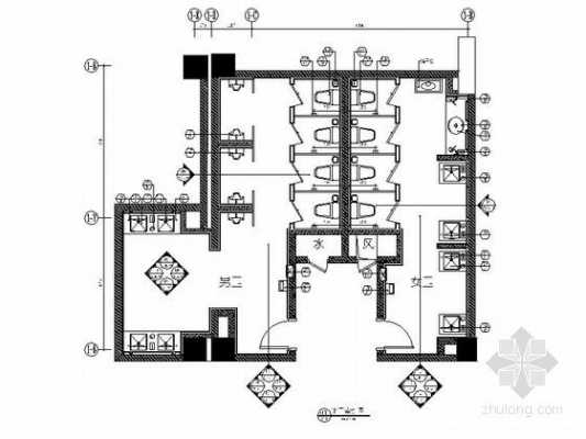 cad教室厕所尺寸的简单介绍-图3