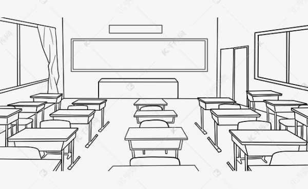 教室课桌速写（教室课桌速写图片大全）-图2