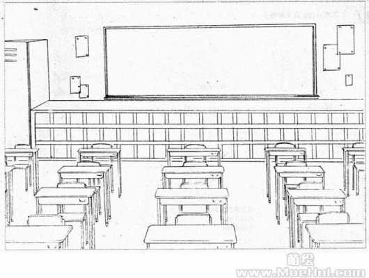教室手绘图纸（教室手绘图片简单）-图1