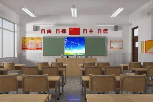 小学班级教室图片（小学班级室内设计图片）-图1