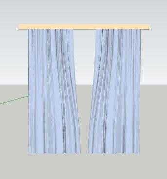 教室窗帘材质su模型（教室窗帘图片大全）-图3