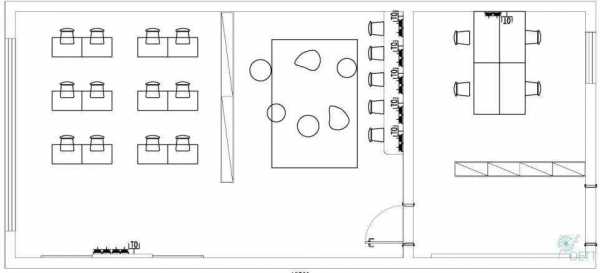 教室改造作业图纸（教室改造设计平面图）-图2