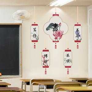 中式教室主题墙（中国风教室布置设计理念）-图2